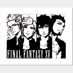 Final Fantasy XV Noctis Prompto Ignis Gladiolus Posters and Art